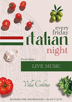 Italian Nights every Friday from June 1st